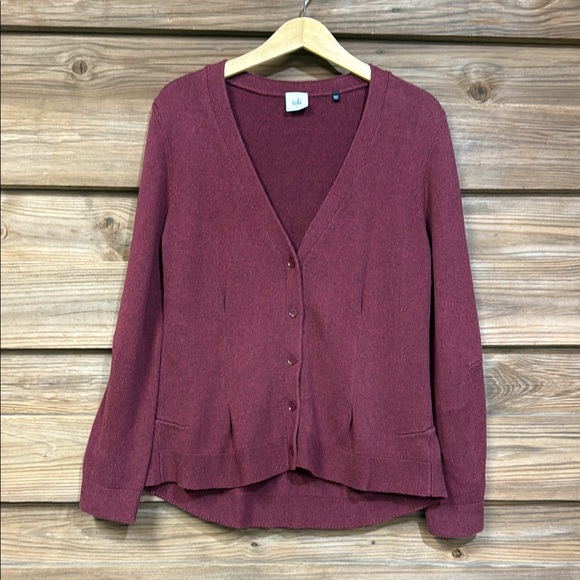 CAbi Sweaters - CAbi Burgundy Cardigan Sweater